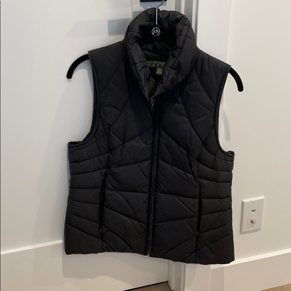Black Winter Vest